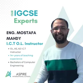 Eng. Mostafa Mahdy — ICT O.L. instructor at Aspire