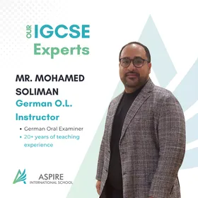 Mr. Mohamed Soliman — German O.L. instructor at Aspire