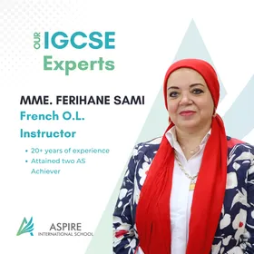 Mme. Ferihane Sami — French O.L. instructor at Aspire