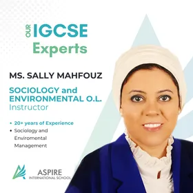 Ms. Sally Mahfouz — Sociology & Environmental instructor at Aspire