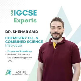 Dr. Shehab Said — Chemistry O.L. & Combined instructor at Aspire