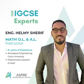 Eng. Helmy Sherif — Math O.L. & A.L. instructor at Aspire