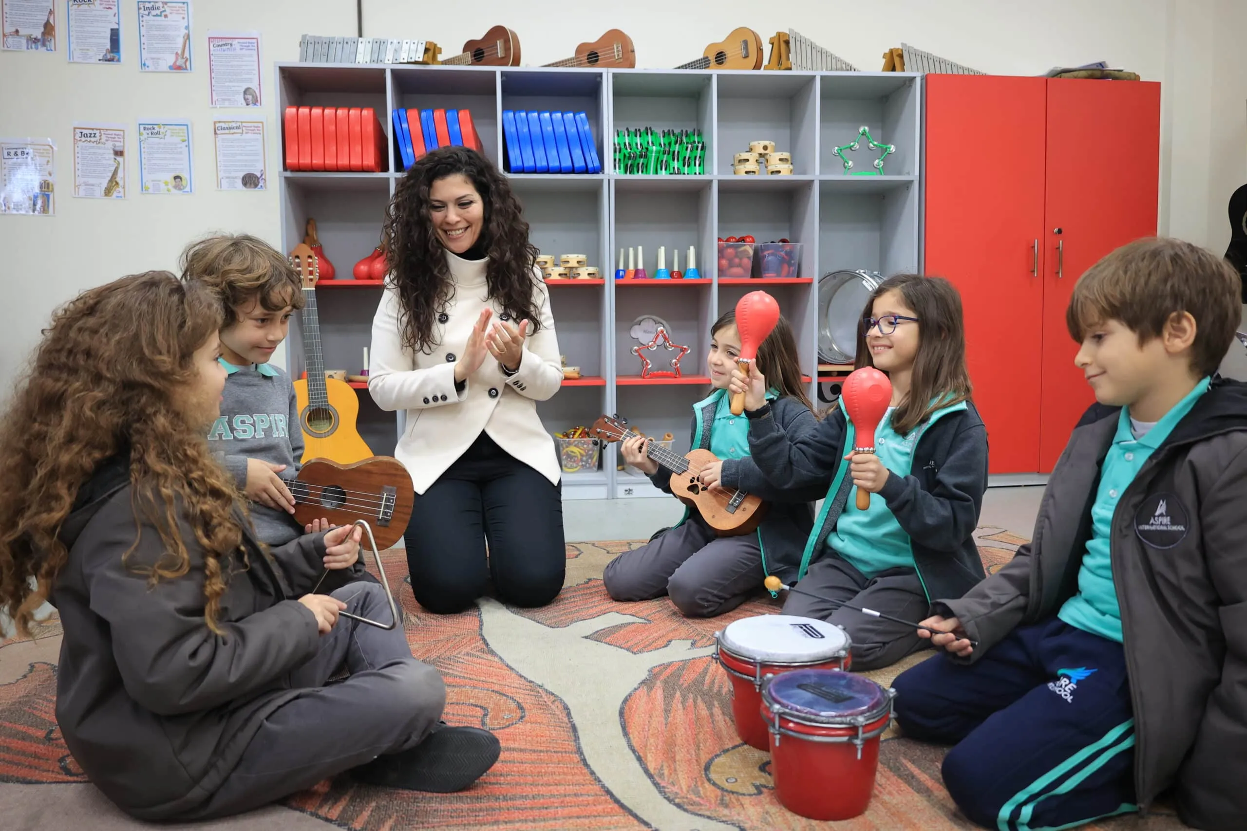 Aspire International School students on campus in New Cairo